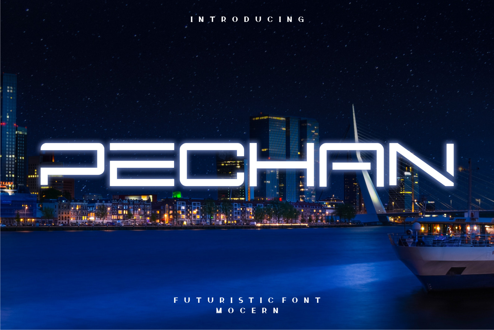 Pechan Display Font