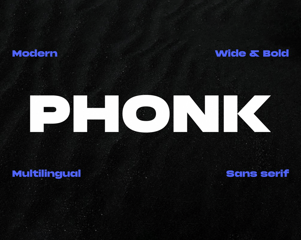 Phonk Sans Serif Font