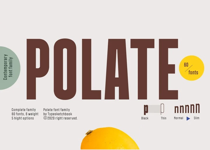 Polate Font