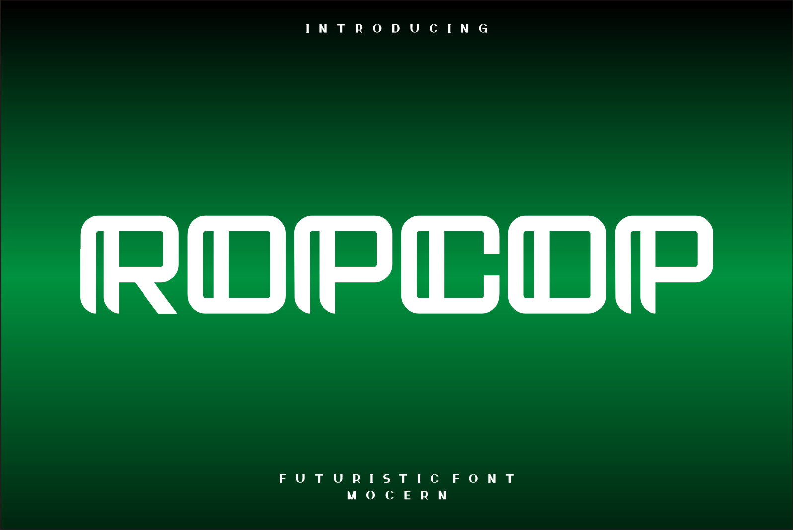Ropcop Display Font