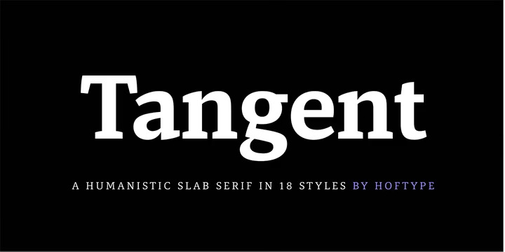 Tangent Serif Font