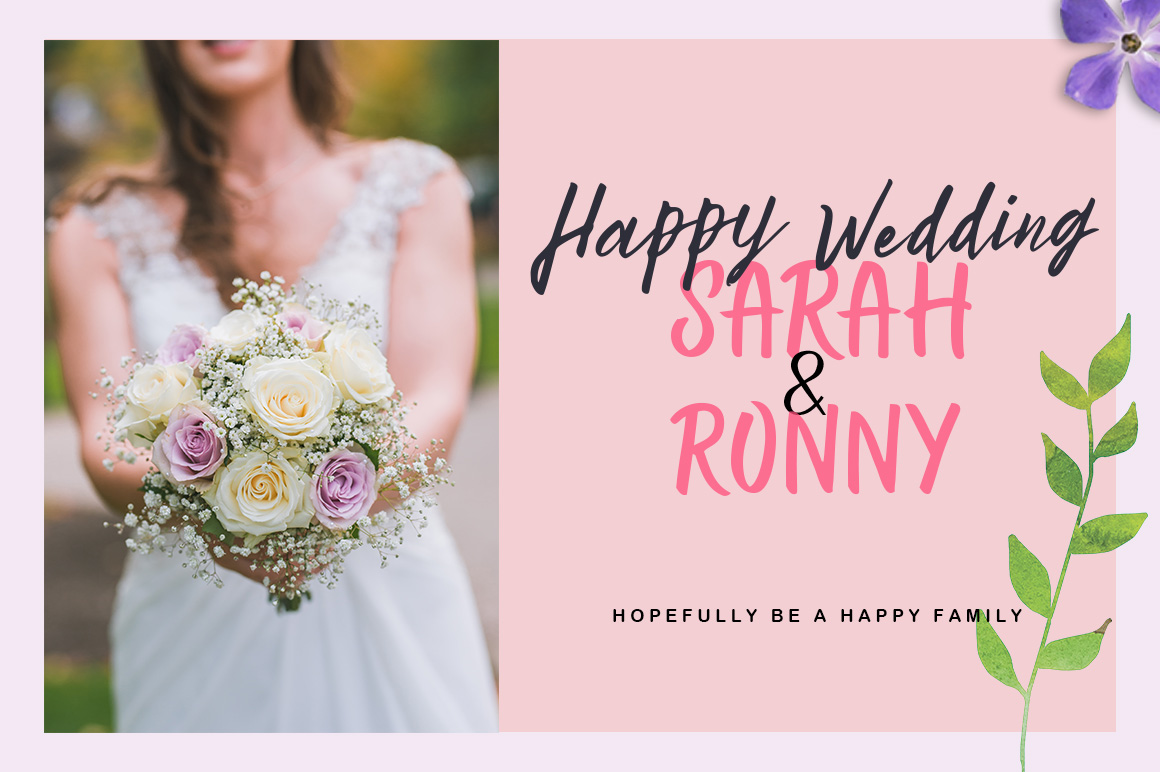 Bright Sunshine Font Duo preview image 2