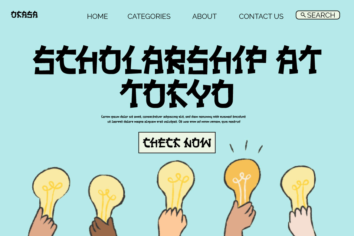 JAKOSTA – Japanese style font preview image 3