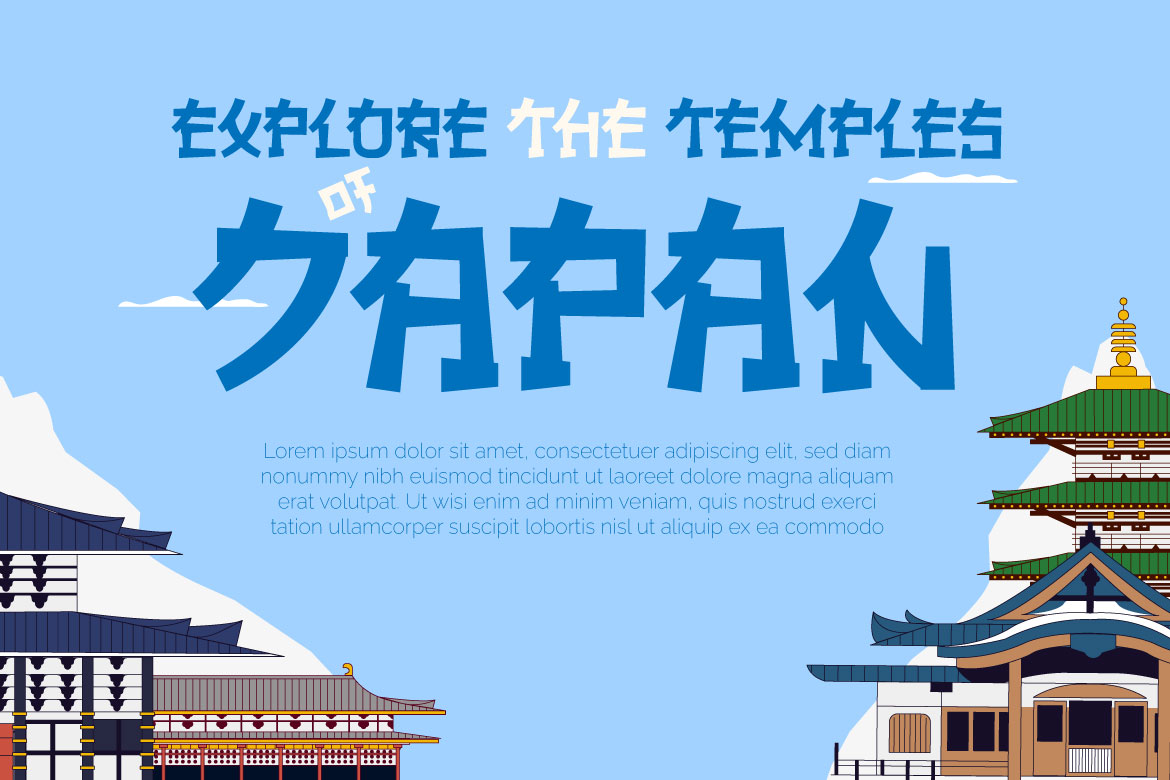 JAKOSTA – Japanese style font preview image 4