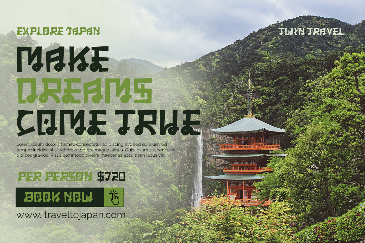 QOROSHI Font preview image 4