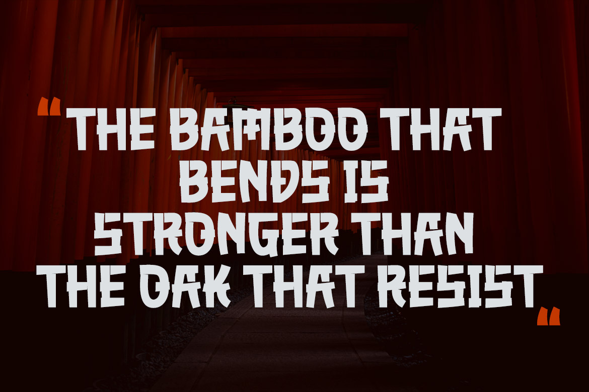 AKUMARU Font preview image 5