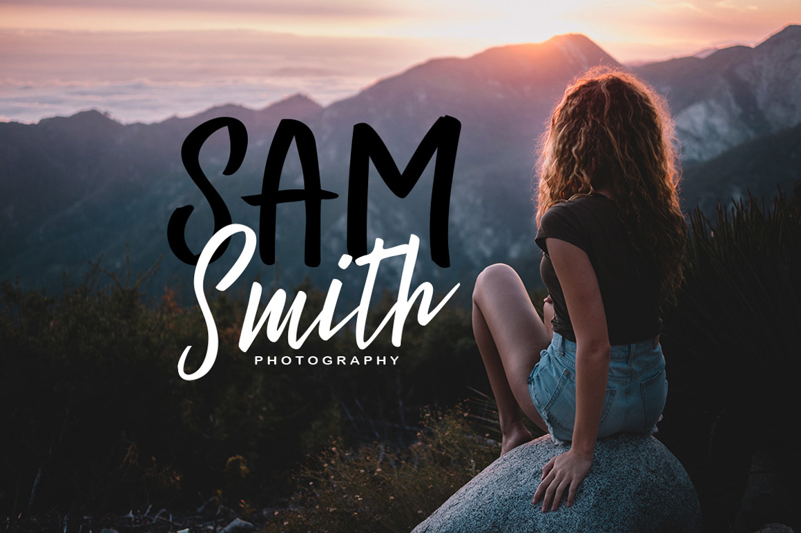 Bright Sunshine Font Duo preview image 5