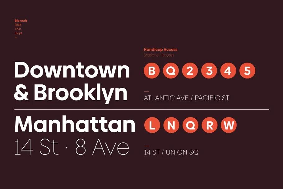 Biennale Font Family preview image 4