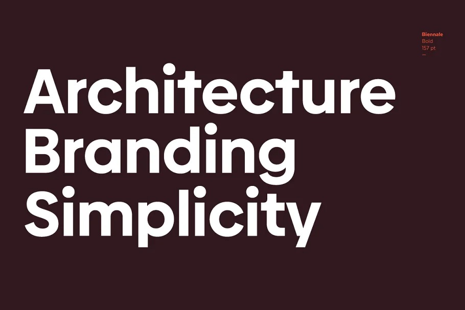 Biennale Font Family preview image 3