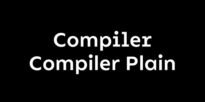 Compiler Font Family preview image 3