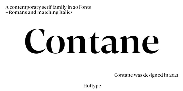 Contane Font Family preview image 1