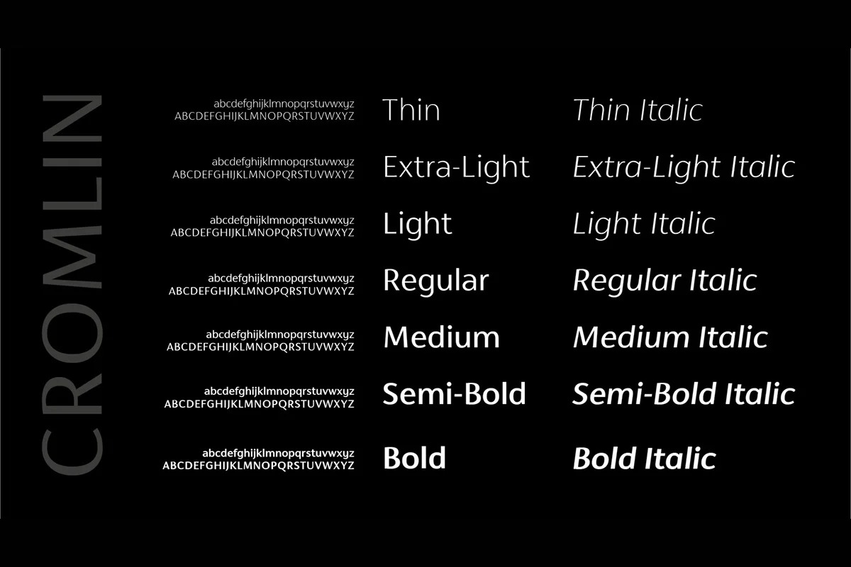 Cromlin Font Family preview image 3