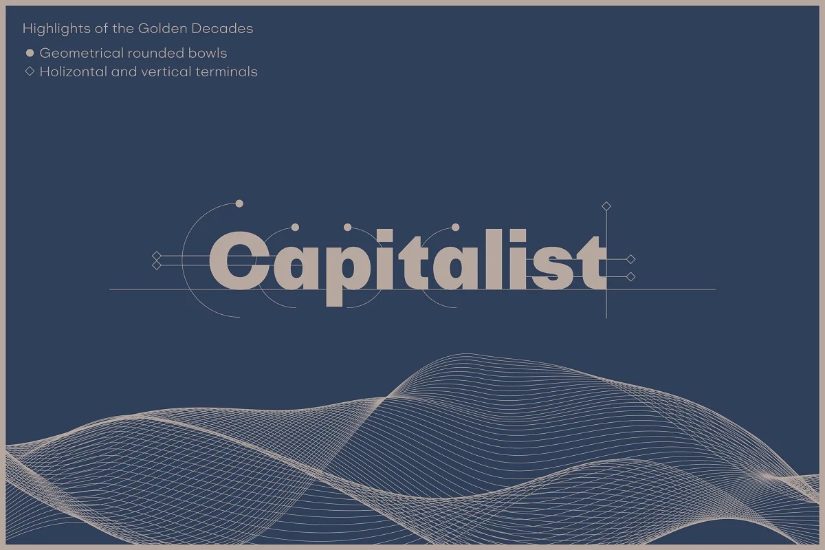 Golden Decades Font Family preview image 2