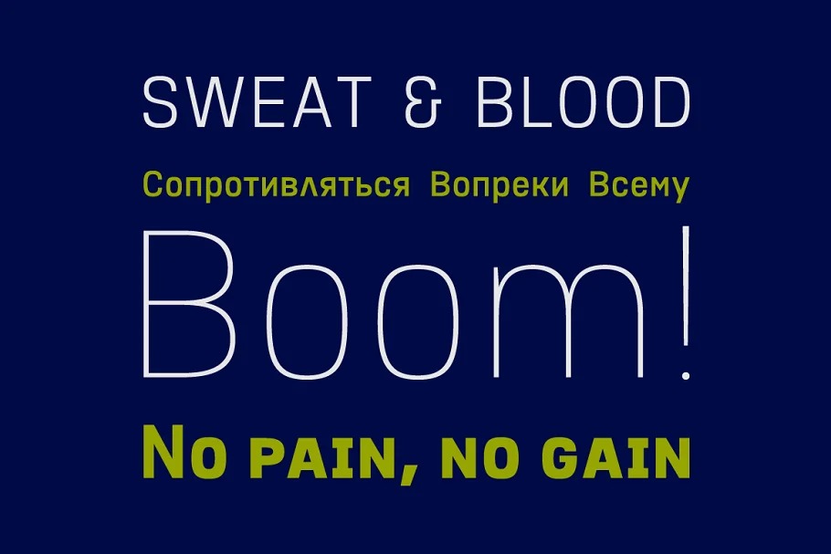 Intensiva Font Family preview image 2