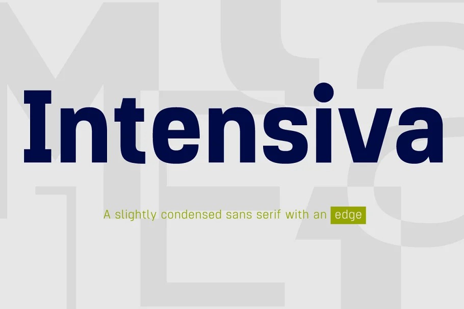 Intensiva Sans Serif Font