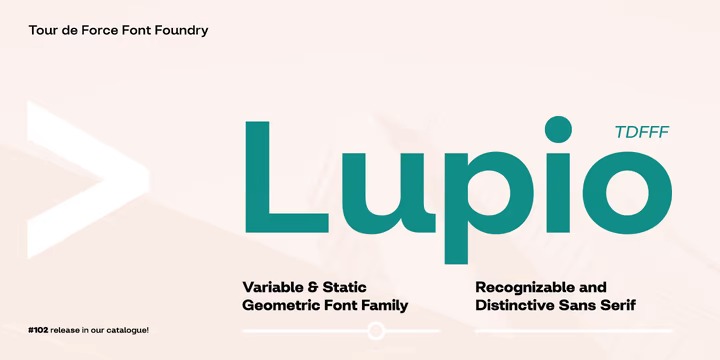 Lupio Font Family preview image 1