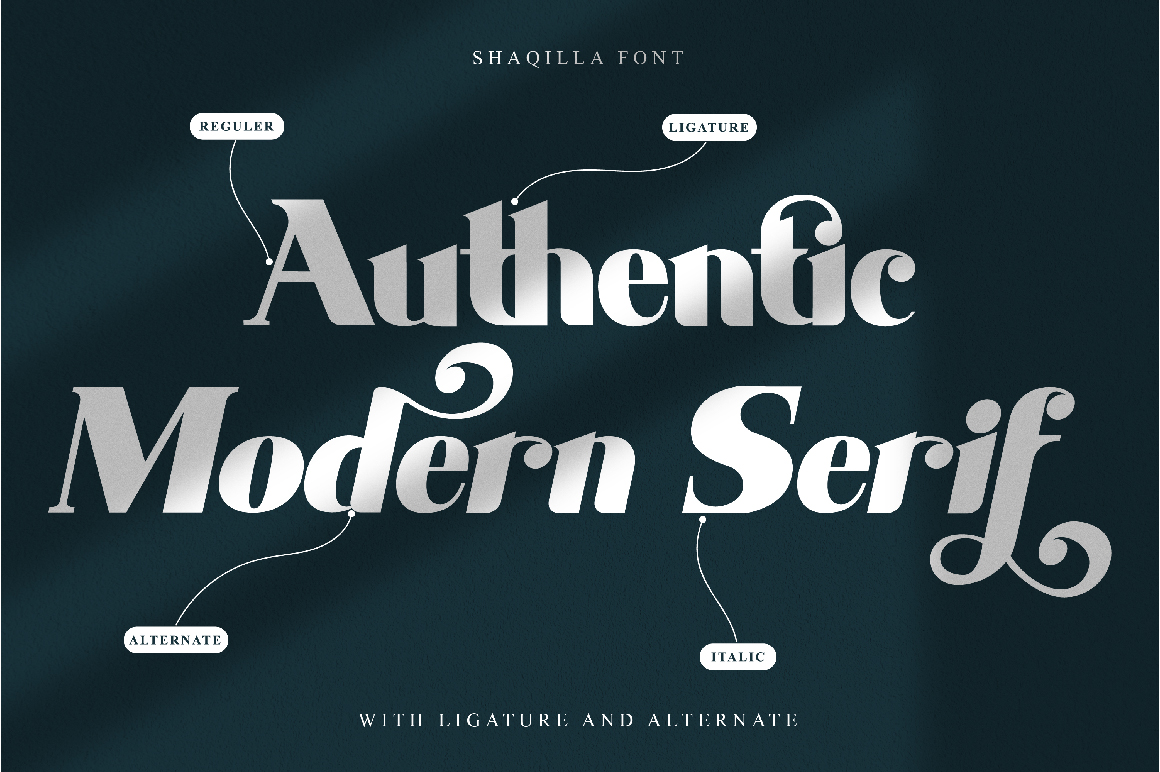 Shaqilla Font preview image 2