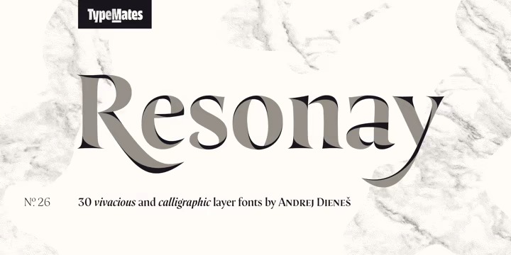 Resonay Font Family preview image 1