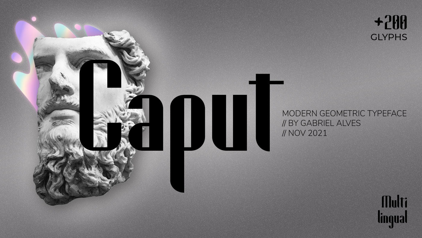 Caput Display Font