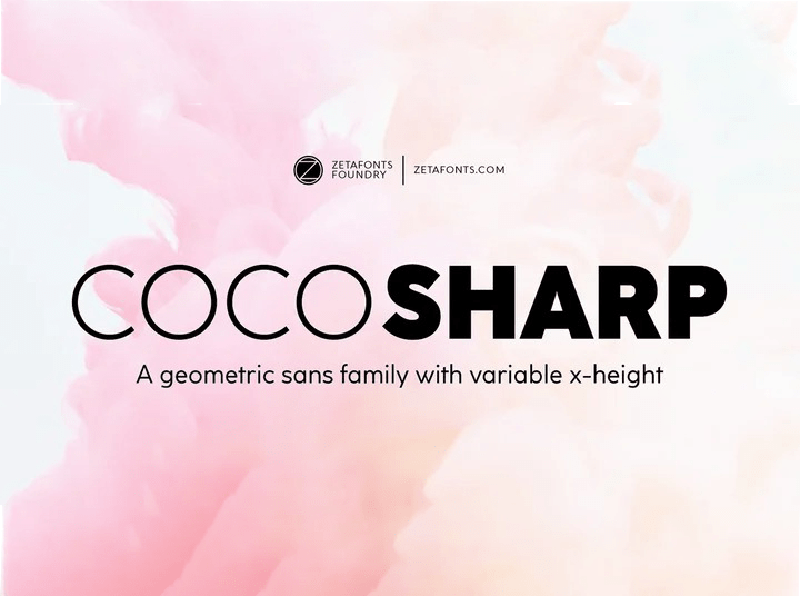 Coco Sharp Sans Serif Font
