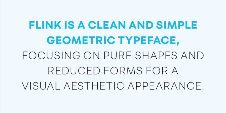 Flink Font preview image 2