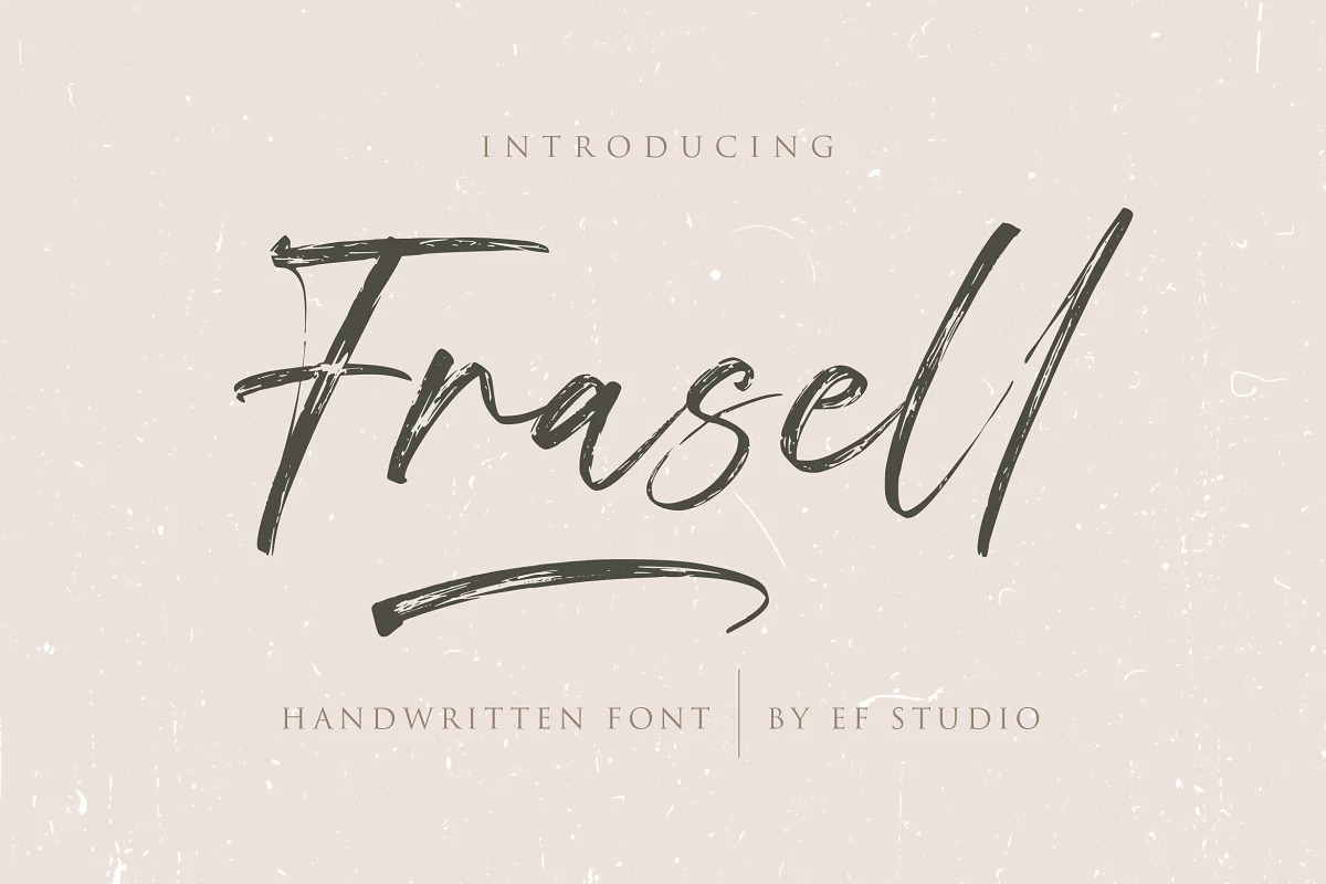 Frasell Brush Font