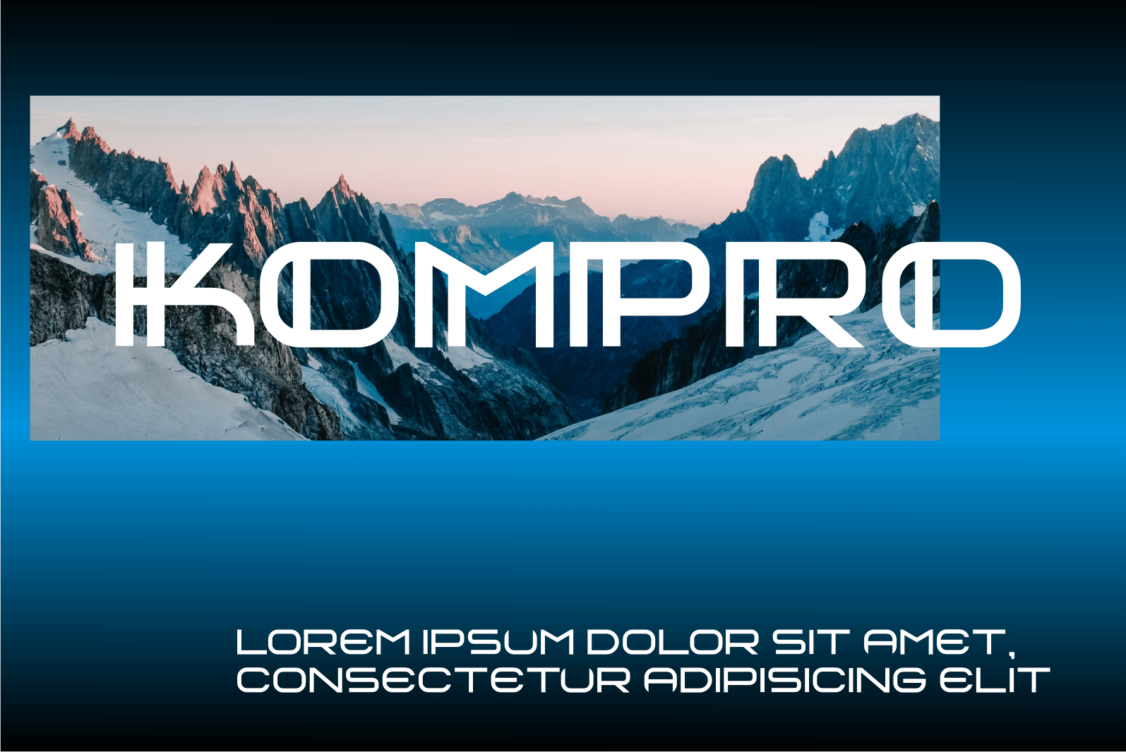 kompro Font preview image 3