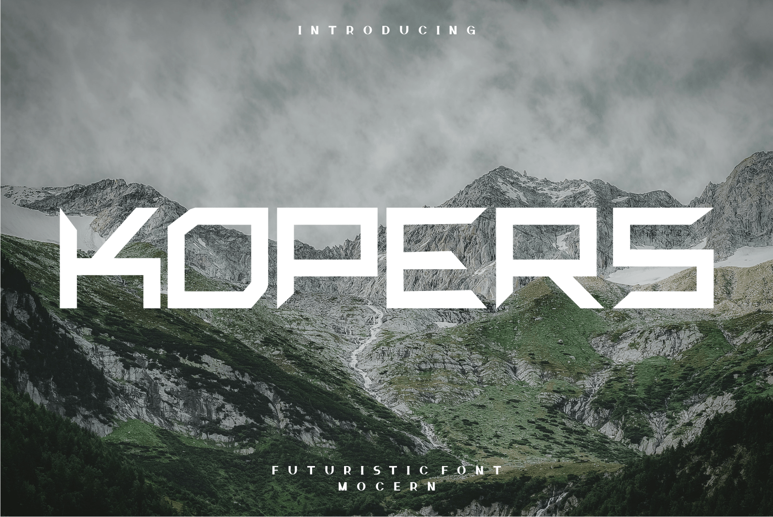 kopers Display Font