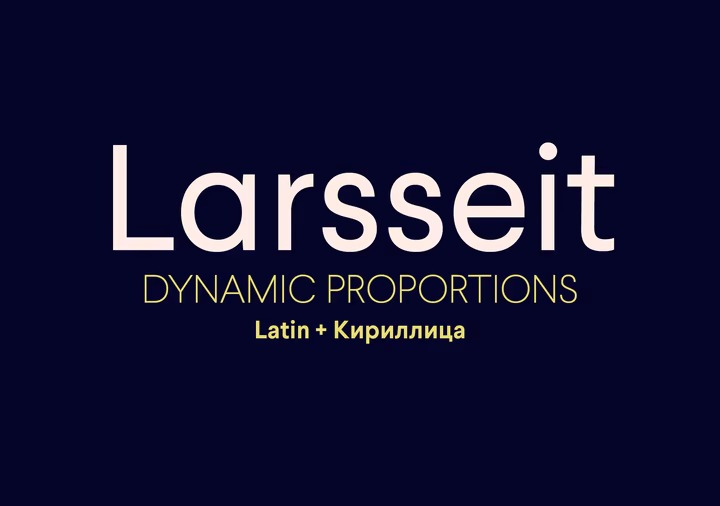Larsseit Sans Serif Font