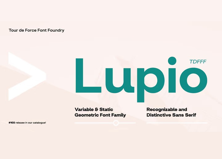 Lupio Sans Serif Font
