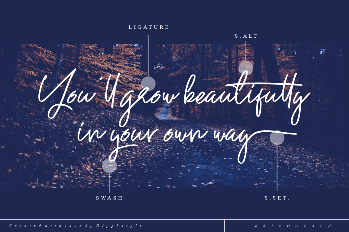 Retrograph Font preview image 4