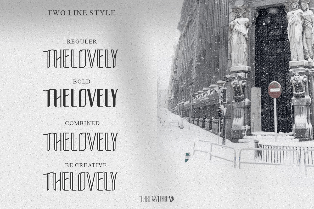 Threva Font preview image 2