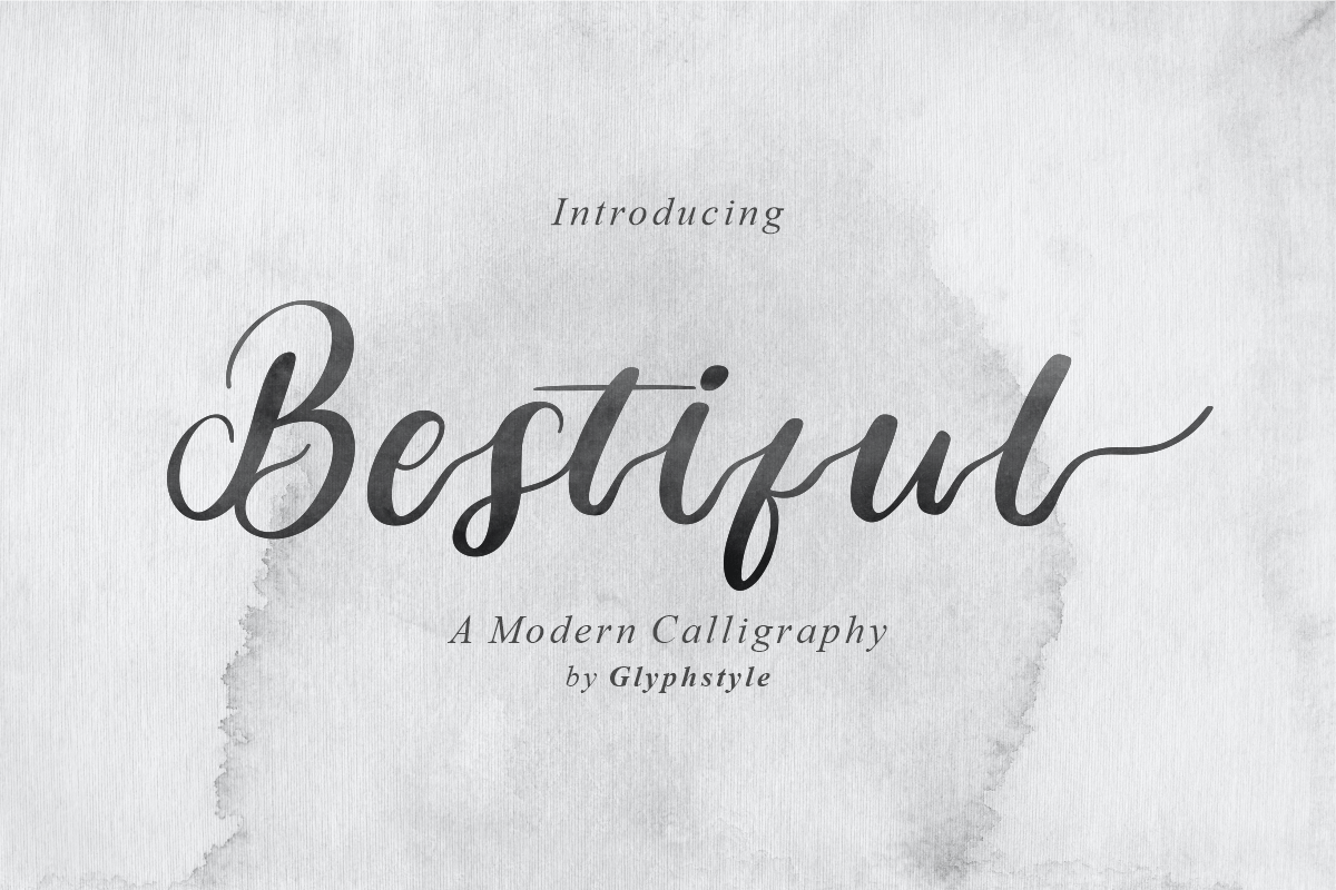 Bestiful Modern Calligraphy Font