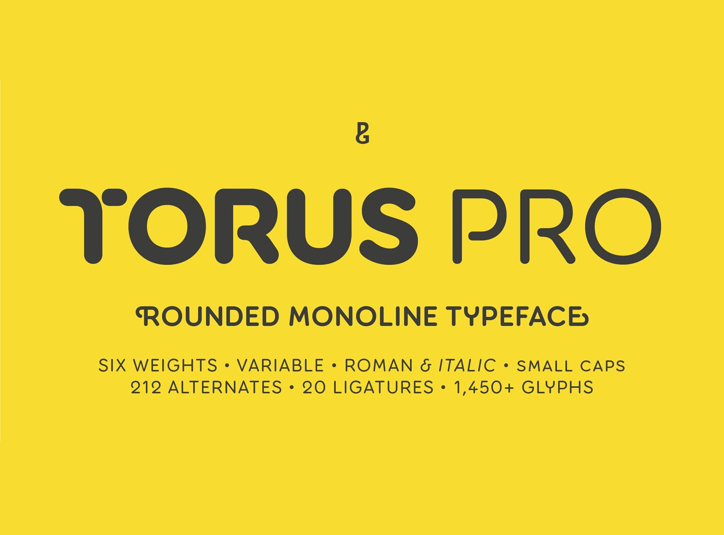 Torus Pro Sans Serif Font