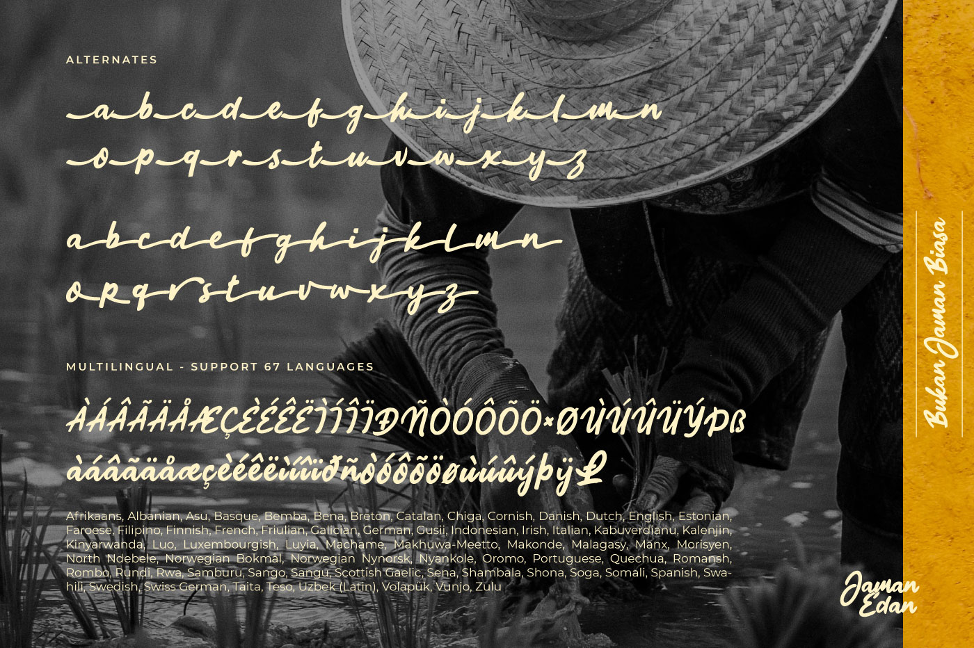 Jaman Edan Font preview image 5
