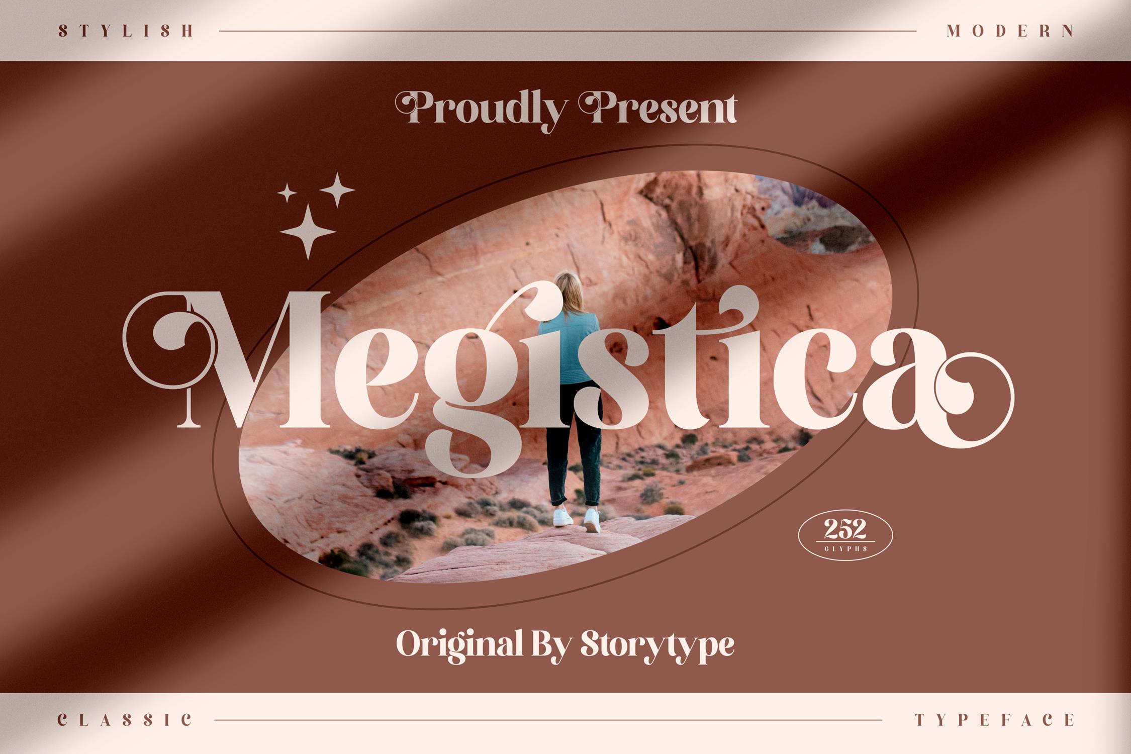 Megistica Modern Serif Font