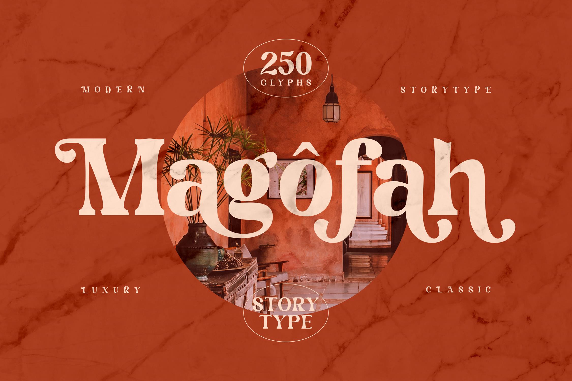 Magofah Modern Serif Font