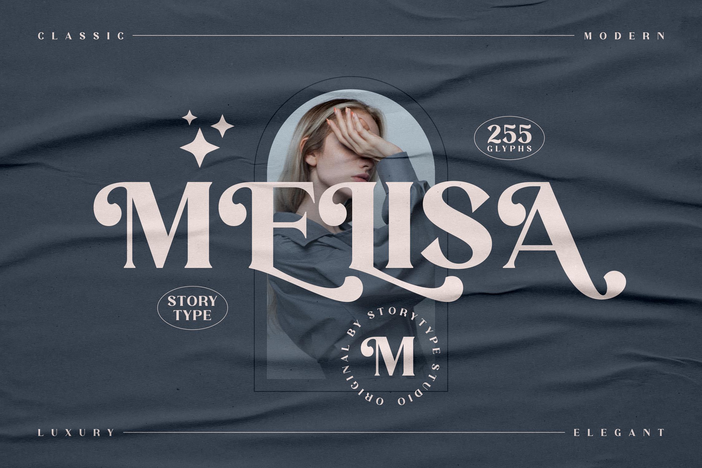 MELISA Modern Serif Font