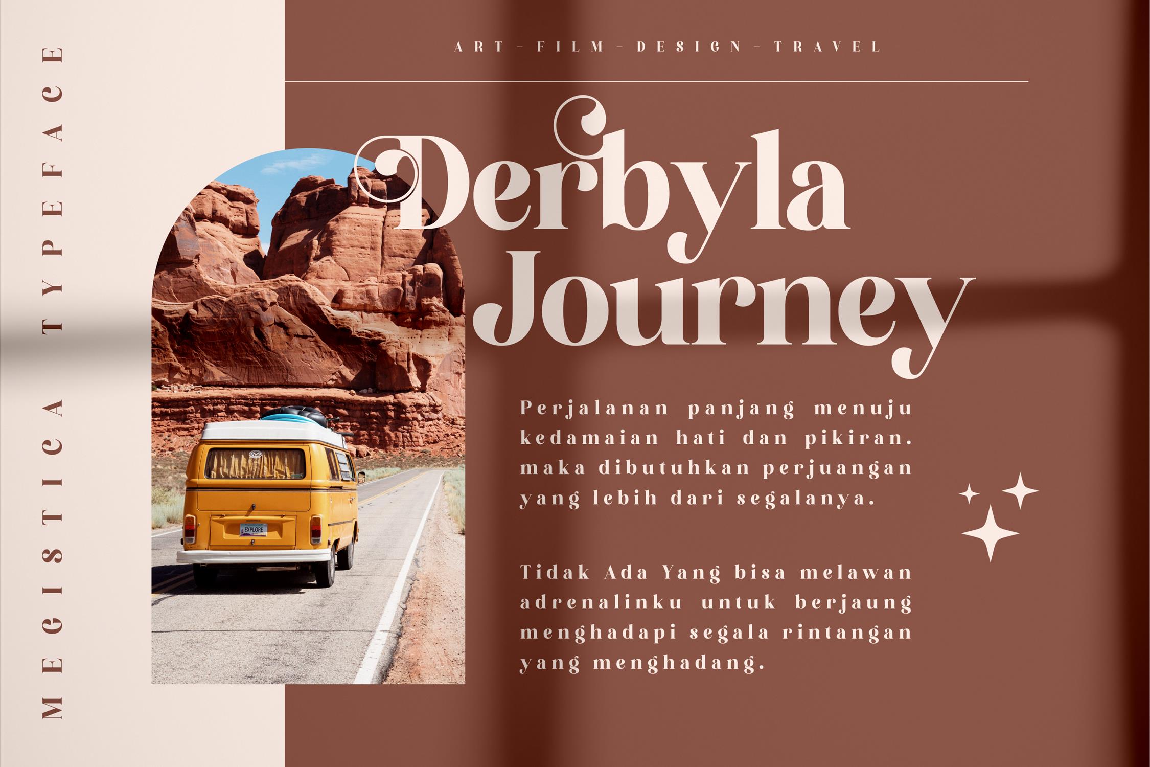 Megistica Modern Serif Font preview image 2