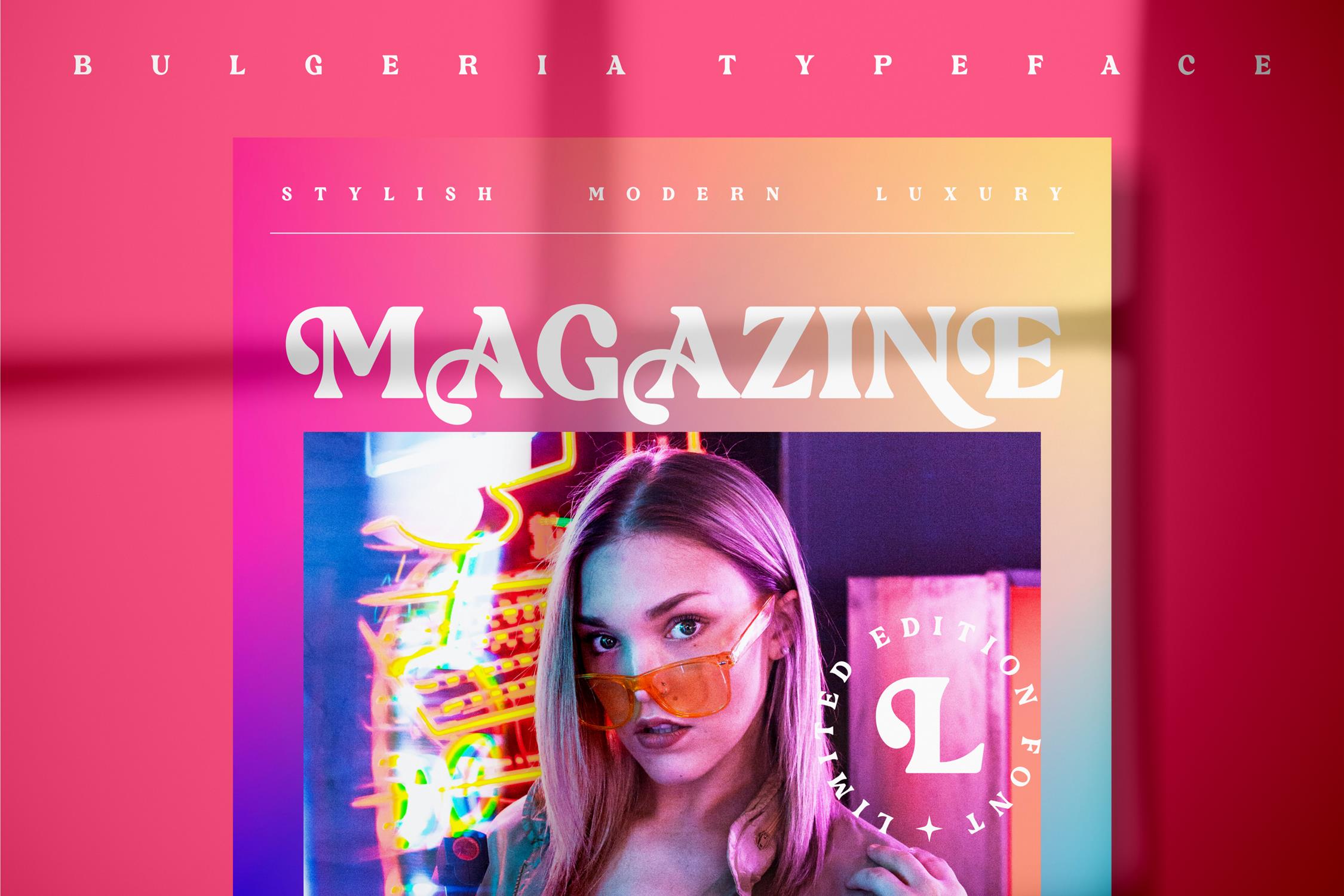 Rebori Modern Serif Font preview image 2