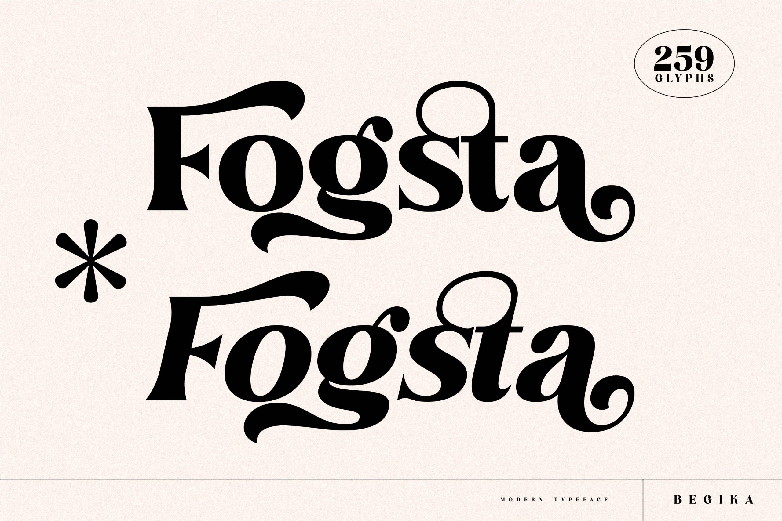 Fogsta Stylish Serif Font preview image 2