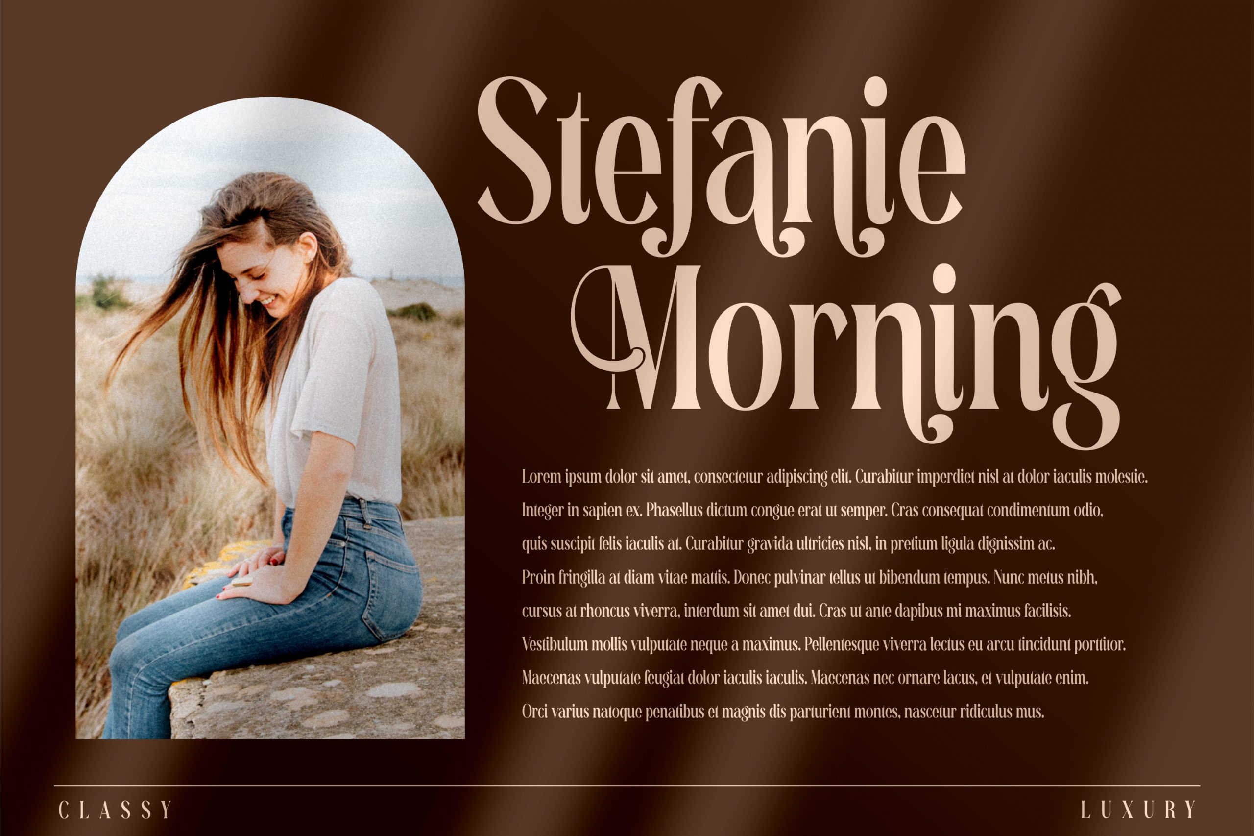 Richardo Serif Font preview image 2