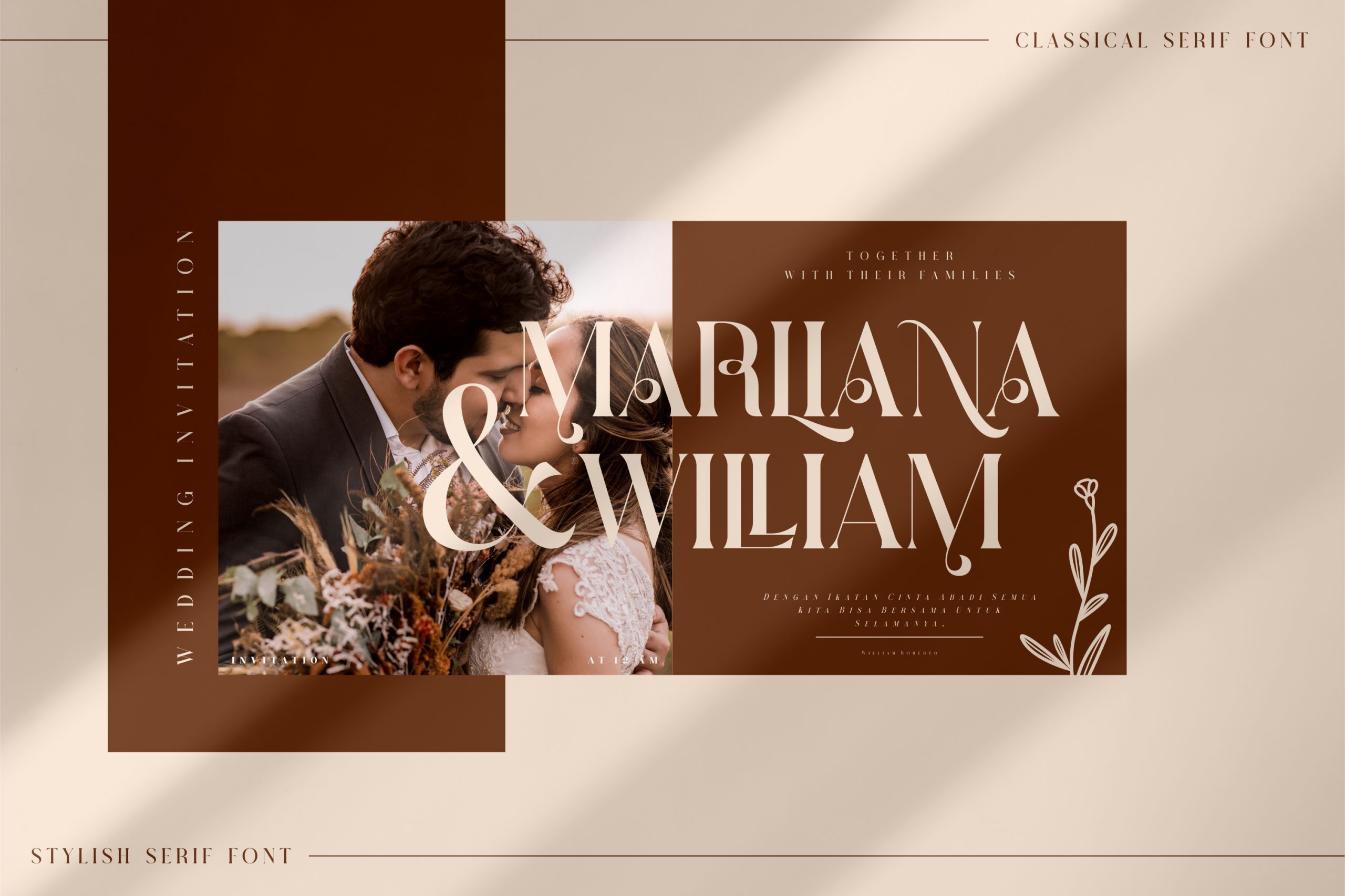 THE HISTORICAL MARLIANA Serif Font preview image 2