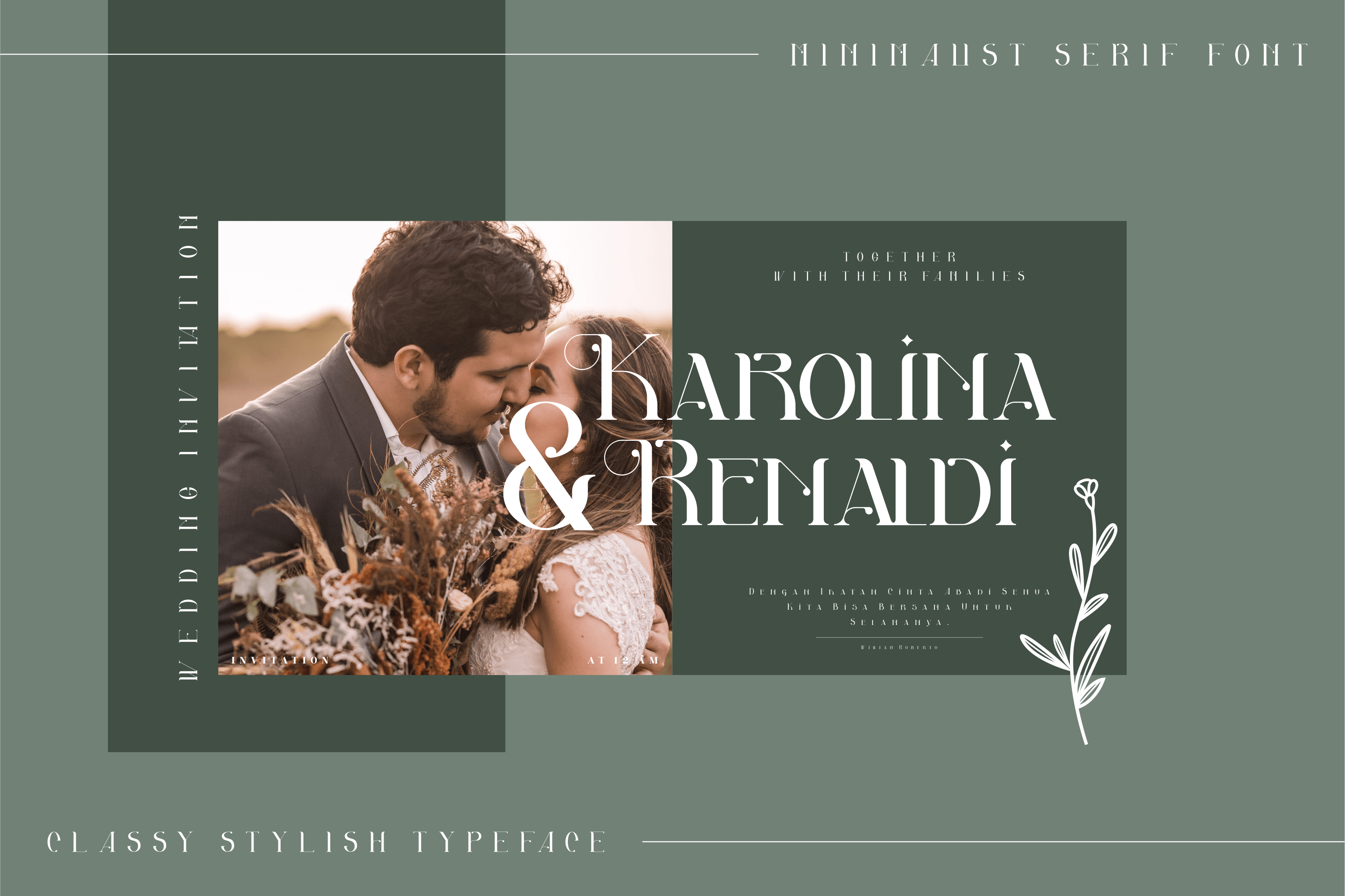 Akila Modern Display Font preview image 2