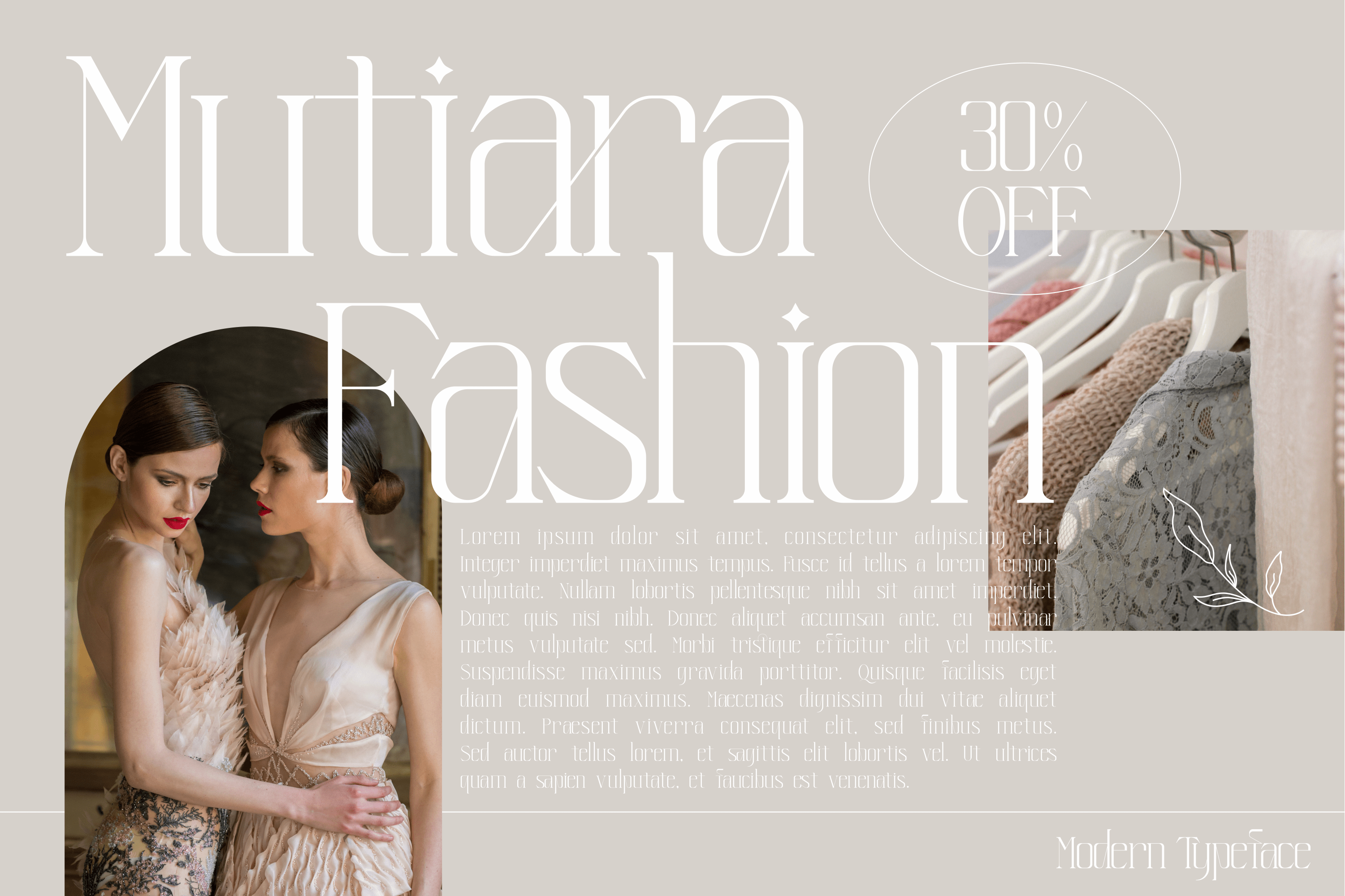 Histeria Serif Font preview image 3