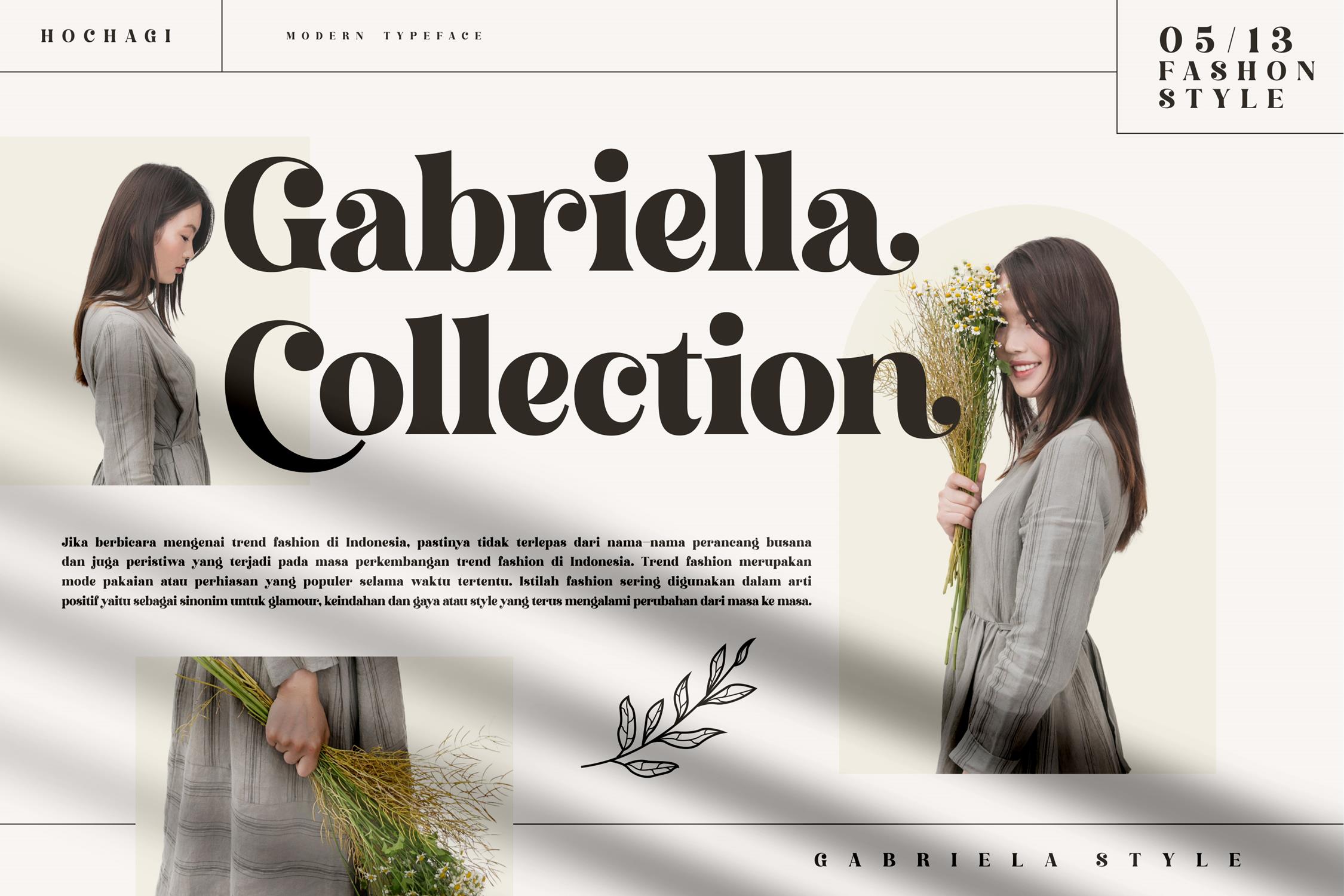 Hochagi Classy Serif Font preview image 3