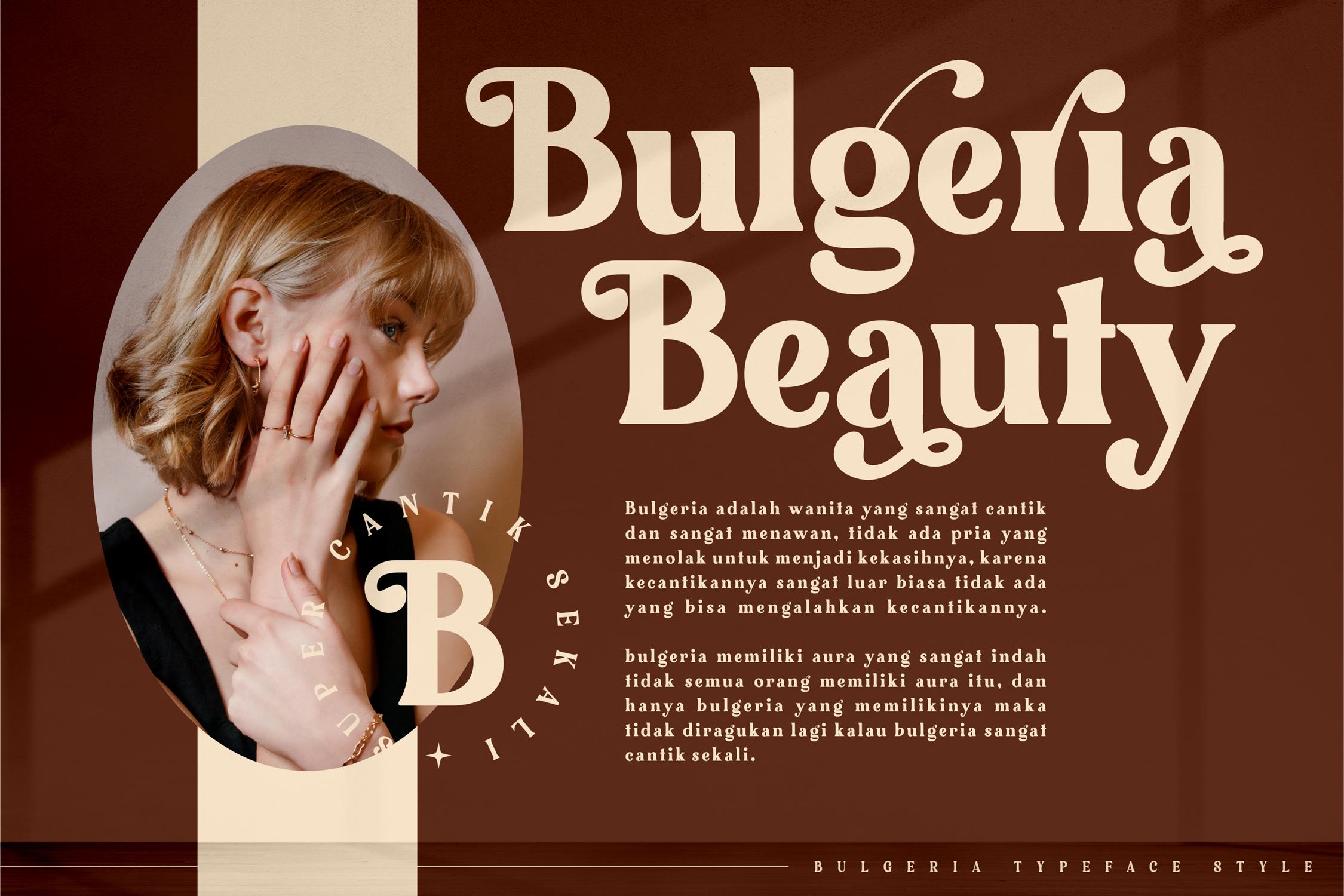 Bulgeria Classy Serif Font preview image 3