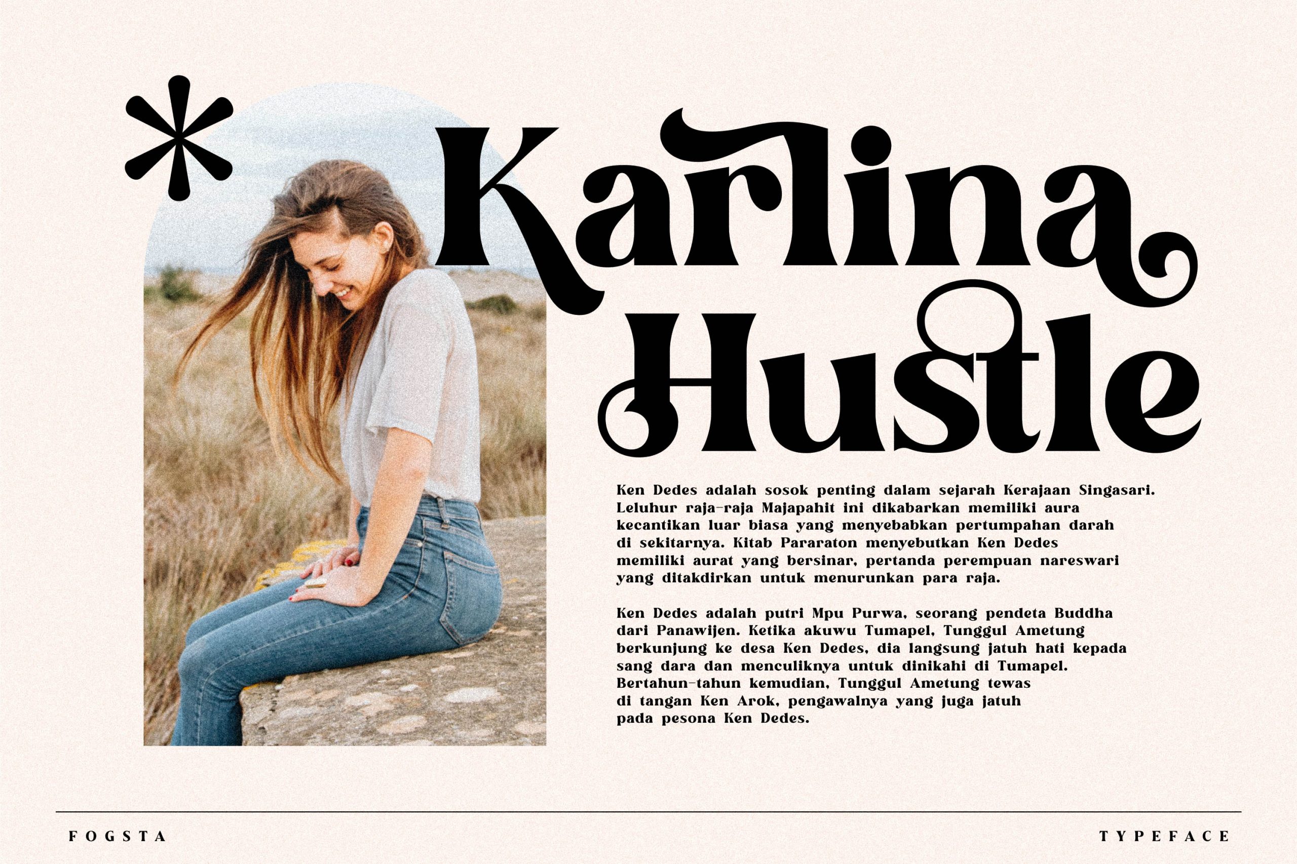 Fogsta Stylish Serif Font preview image 3