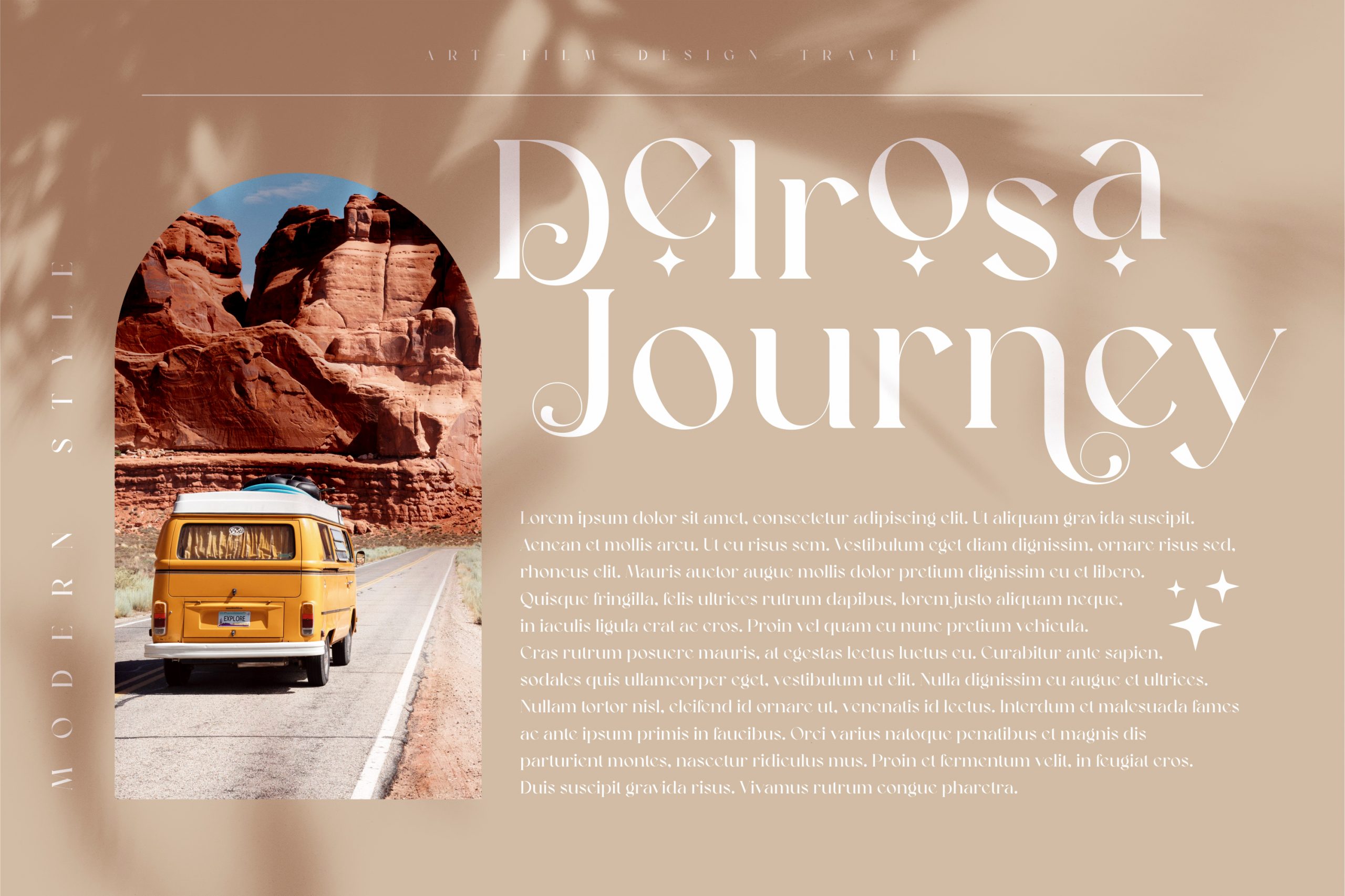Glamour Karlina Serif Font preview image 3