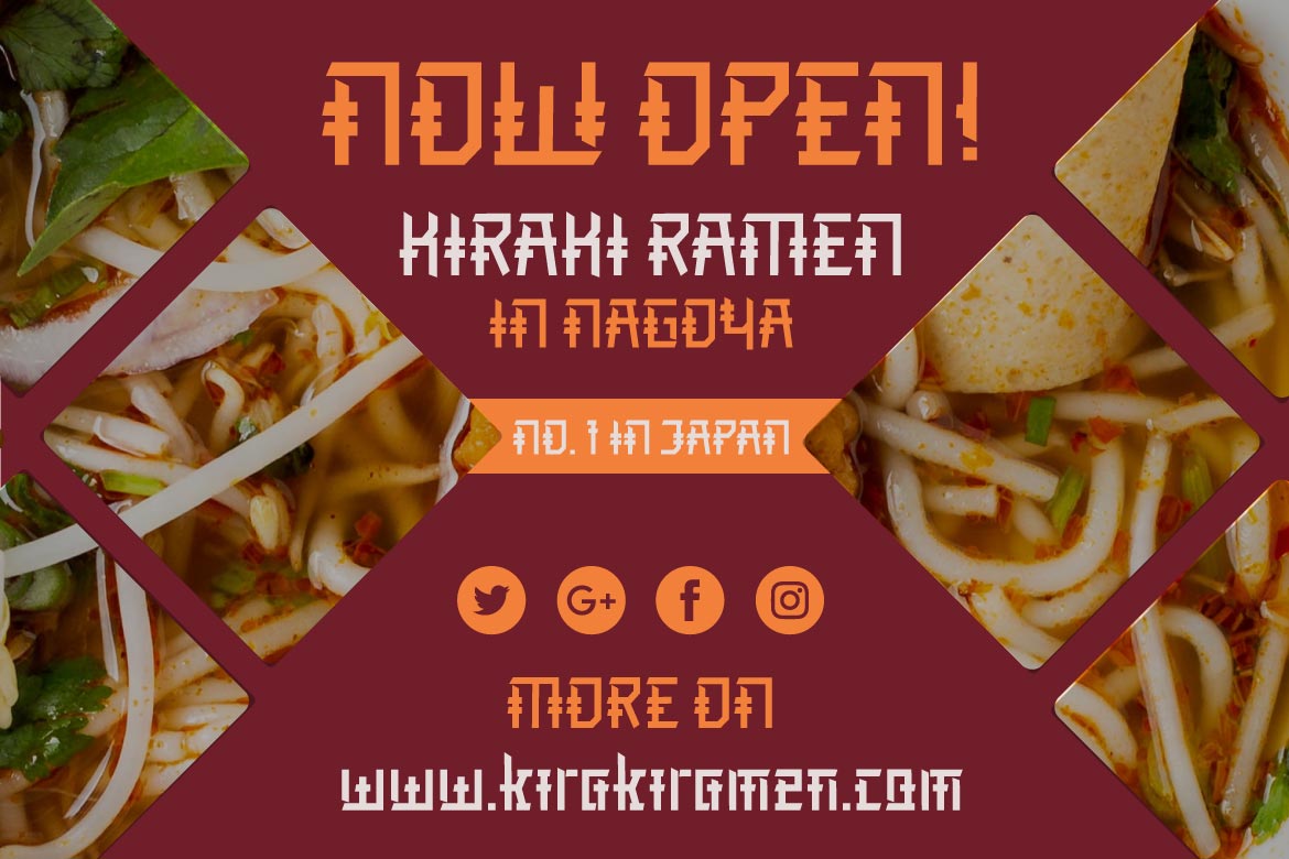 TADASHI Font preview image 3